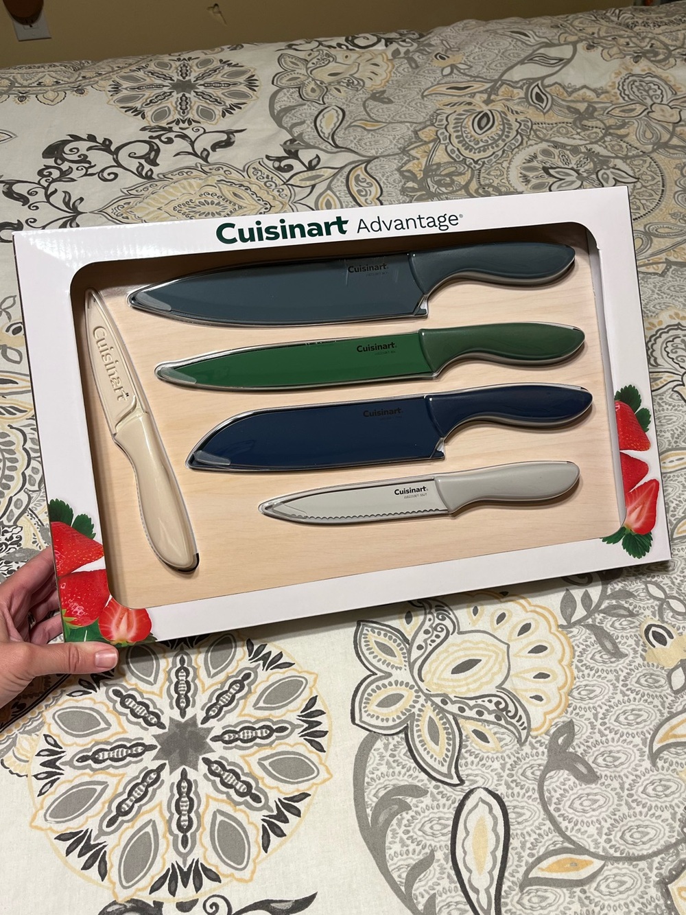 Cuisinart Advantage 10PC Ceramic-Coated Knife Set - NIB